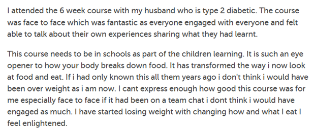 Excerpt from author story