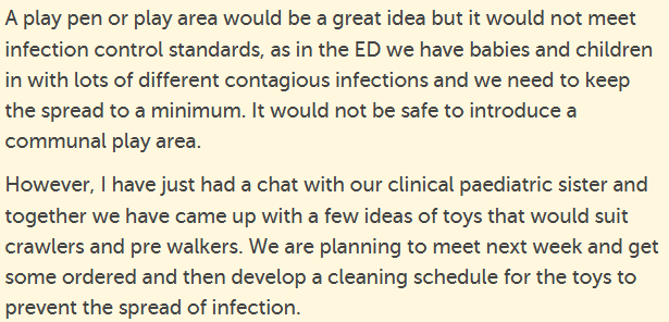 Excerpt from staff response