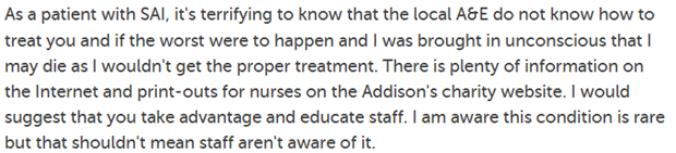 Excerpt from Author Story about NHS Ayrshire &amp; Arran service.