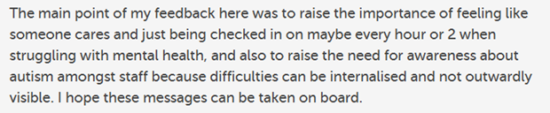 Excerpt from author response